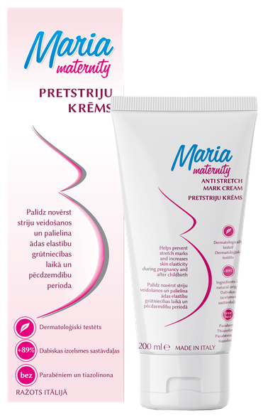 MARIA Maternity nuo strijų kremas, 200 ml