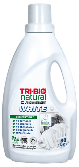 TRI-BIO Natural White skalbimo skystis, 1420 ml