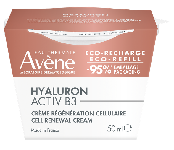 AVENE Hyaluron Activ B3 Cell Renewal Refill veido kremas, 50 ml