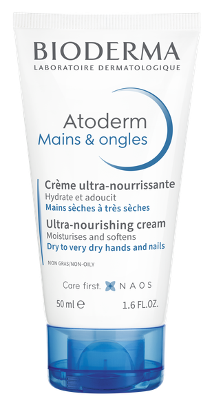 BIODERMA Atoderm Mains Ongles rankų kremas, 50 ml