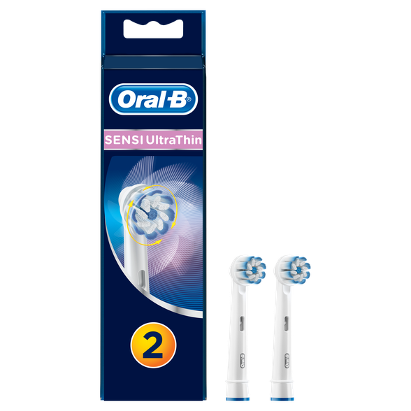 ORAL-B Sensitive elektrinių dantų šepetėlių galvutės, 2 vnt.