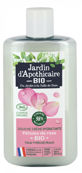 JARDIN  D'APOTHICAIRE Ekologiškų rožių žiedų dušo gelis, 250 ml