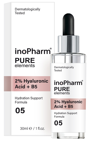 INOPHARM 2% Hyaluronic Acid + B5 serumas, 30 ml