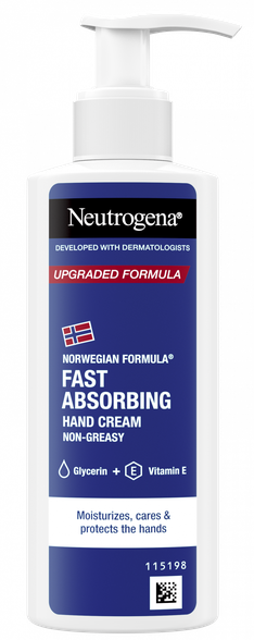 NEUTROGENA Fast absorbing rankų kremas, 150 ml