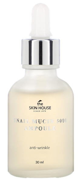 THE SKIN HOUSE Snail Mucin 5000 Ampoule serumas, 30 ml