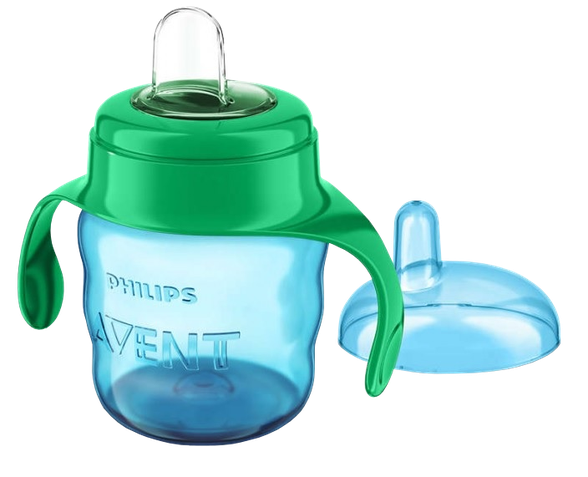 PHILIPS Avent Easy Sip 6m+, 200 ml (žalia) puodeliai su rankenomis, 1 vnt.