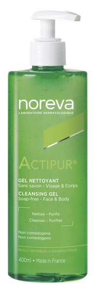 NOREVA Actipur Dermo valomasis gelis, 400 ml