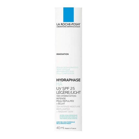 LA ROCHE-POSAY Hydraphase SPF 25 Light veido kremas, 40 ml