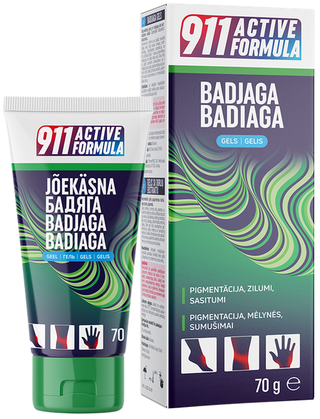 911 Active Formula Badiaga gelis, 70 g