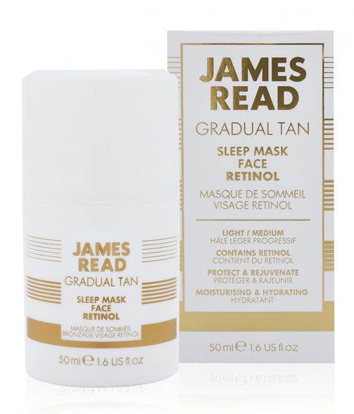 JAMES READ Gradual Tan Sleep Retinol veido kaukė, 50 ml