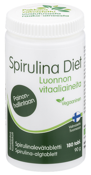 SPIRULINA tabletės, 180 vnt.