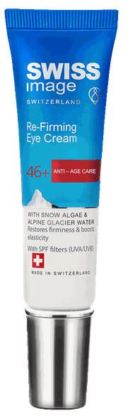 SWISS IMAGE Anti-Age 46+ Re-Firming Under Eye paakių kremas, 15 ml