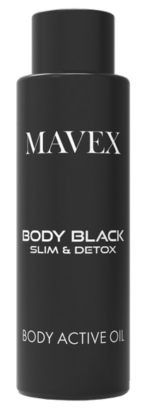 MAVEX Body Black kūno aliejus, 100 ml