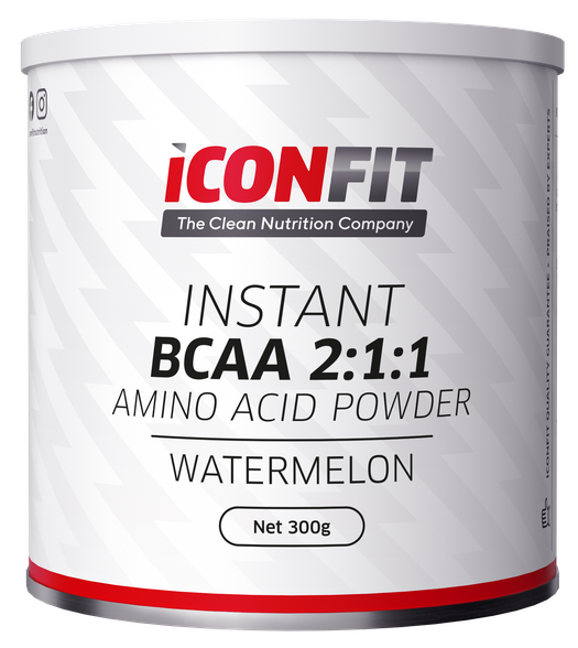 ICONFIT BCAA 2:1:1 Watermelon milteliai, 300 g