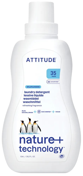 ATTITUDE Lauko Gėlių Aromato, Ekologiškas skalbimo skystis, 1040 ml