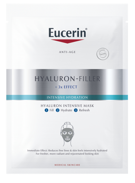 EUCERIN Hyaluron-Filler intensyvaus veido kaukė, 1 vnt.