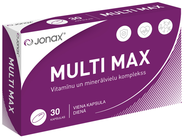 JONAX Multi Max  kapsulės, 30 vnt.