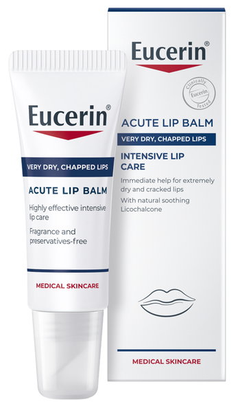 EUCERIN Acute Lip Balm lūpų balzamas, 10 ml