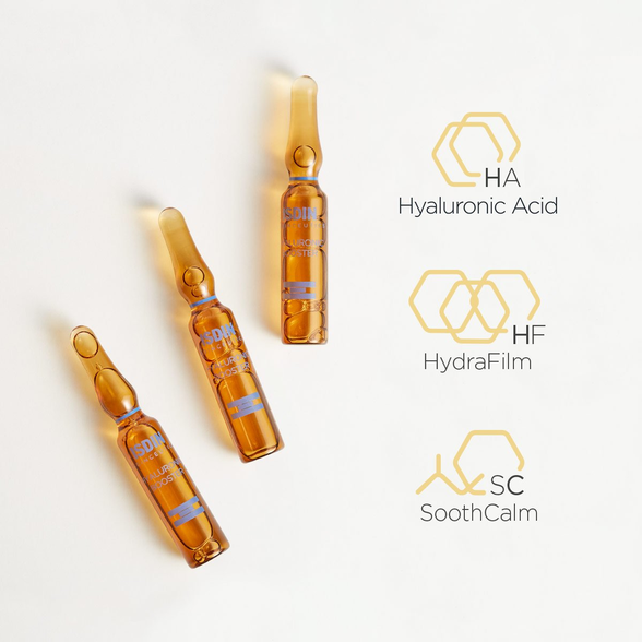 ISDIN Isdinceutics Hyaluronic Booster ampulės, 10 vnt.