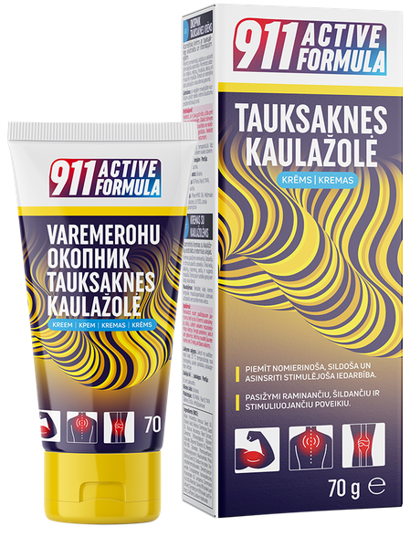 911 Active Formula Kaulažolės kremas, 70 g