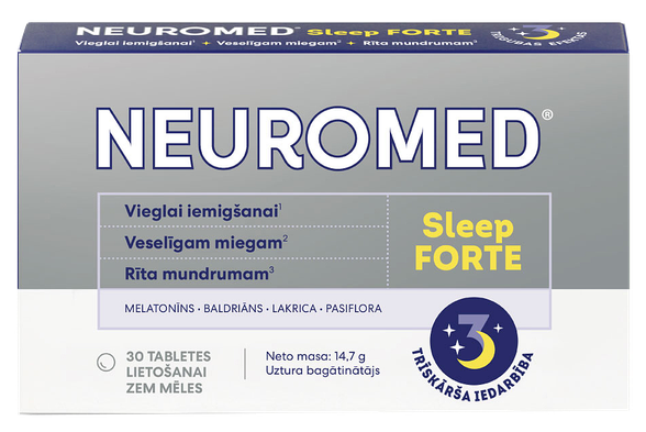 NEUROMED Sleep Forte, 30 vnt.