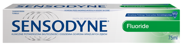 SENSODYNE Fluoride dantų pasta, 75 ml