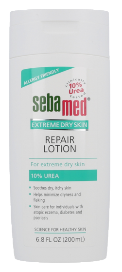 SEBAMED Extreme Dry Skin Urea 10% losjonas, 200 ml