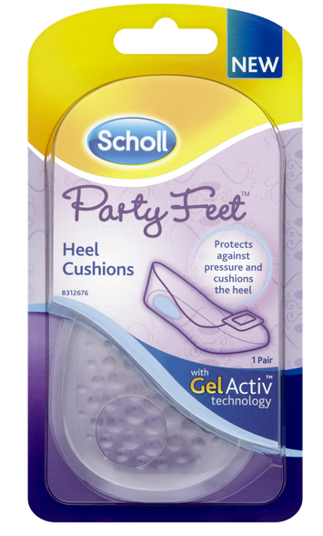 SCHOLL Party Feet Heel Cushions gėlio įdėkliukai, 1 pora