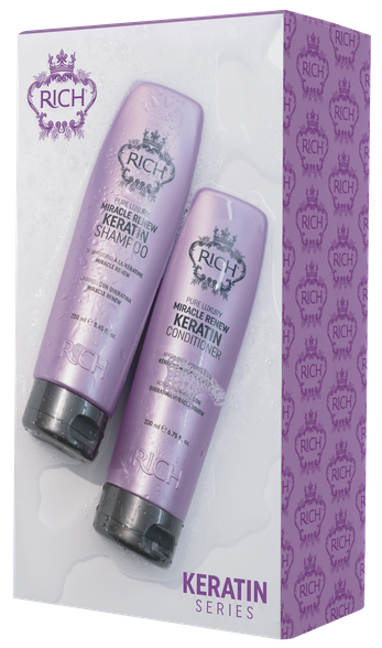 RICH Luxury Keratin (250 ml+200 ml) rinkinys, 1 vnt.