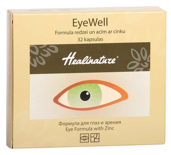 HEALINATURE  EyeWell kapsulės, 32 vnt.