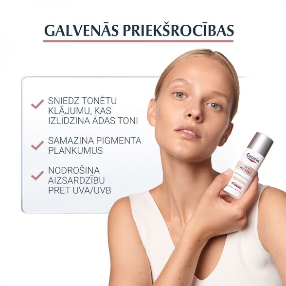 EUCERIN Anti-Pigment SPF 30 atspalvį suteikiantis dieninis veido kremas, 50 ml