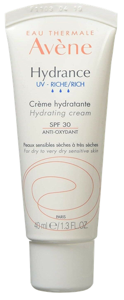 AVENE Hydrance UV Rich kremas, 40 ml