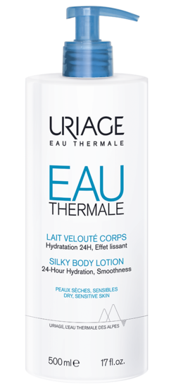 URIAGE Eau Theramale Silky Body kūno losjonas, 500 ml