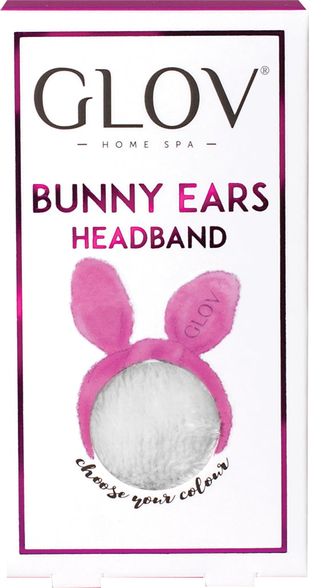 GLOV Bunny Ears Grey SPA plaukų juosta, 1 vnt.