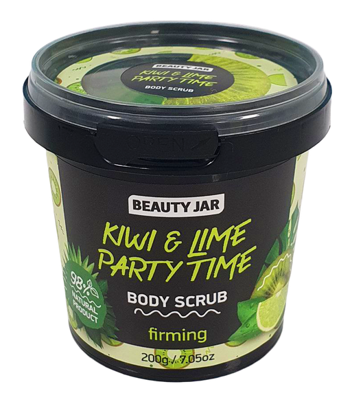 BEAUTY JAR Kiwi&Lime Party Time šveitimas, 200 g