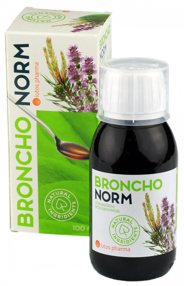 BRONCHONORM sirupas, 100 ml