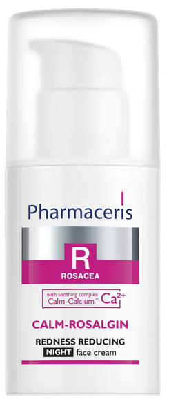 PHARMACERIS R Calm-Rosalgin Night veido kremas, 30 ml