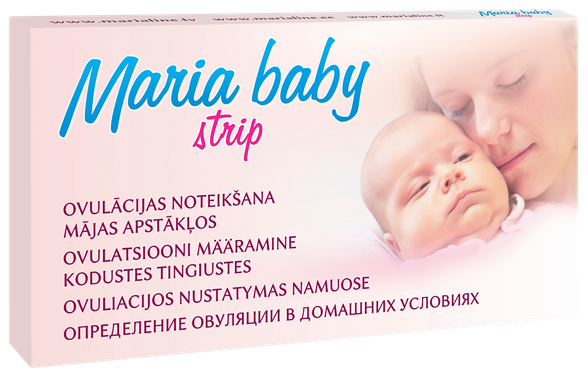 MARIA Baby Strip ovuliacijos testas, 1 vnt.