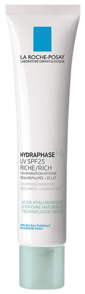 LA ROCHE-POSAY Hydraphase SPF 25 Rich veido kremas, 40 ml