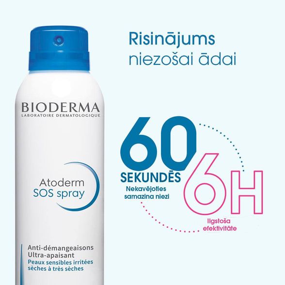 BIODERMA Atoderm SOS aerozolis, 200 ml