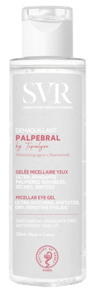 SVR Palpebral Moisturising + Niacinamide micelinis gelis, 125 ml