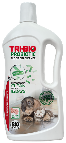 TRI-BIO Probiotic Pet Friendly grindų ploviklis, 840 ml