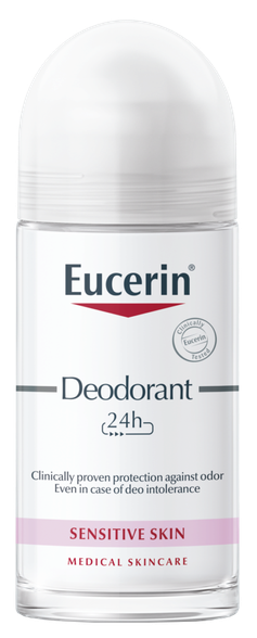 EUCERIN 24 val.  jautriai odai rutulinis  dezodorantas, 50 ml