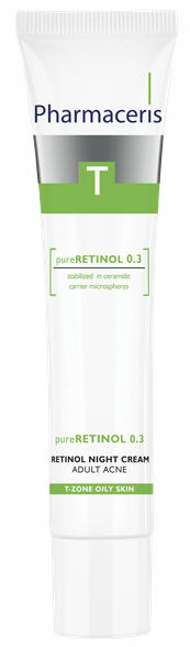 PHARMACERIS T pureRETINOL 0.3 Night veido kremas, 40 ml