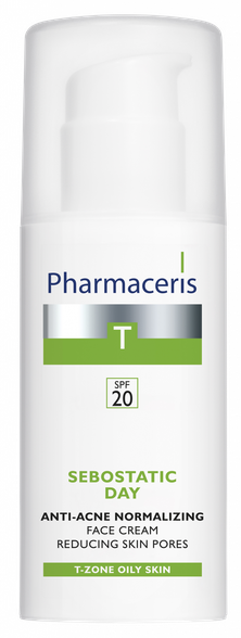 PHARMACERIS T Sebostatic SPF 20 veido kremas, 50 ml