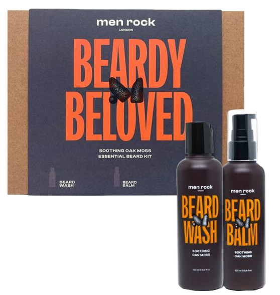 MEN ROCK Beard Duo Oak rinkinys, 1 vnt.