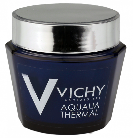 VICHY Aqualia Thermal Night Spa veido kremas, 75 ml