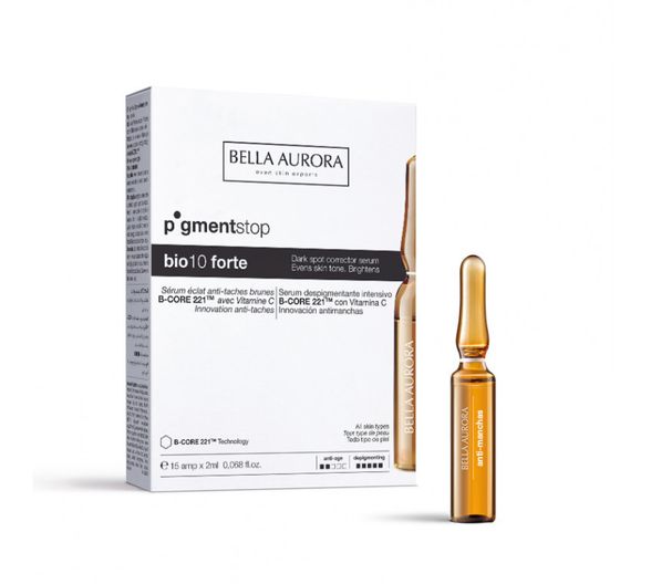 BELLA AURORA Bio10 Forte Pigment Stop ampulės, 15 vnt.