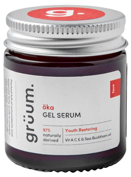 GRUUM Oka Youth Restoring Gel serumas, 30 ml