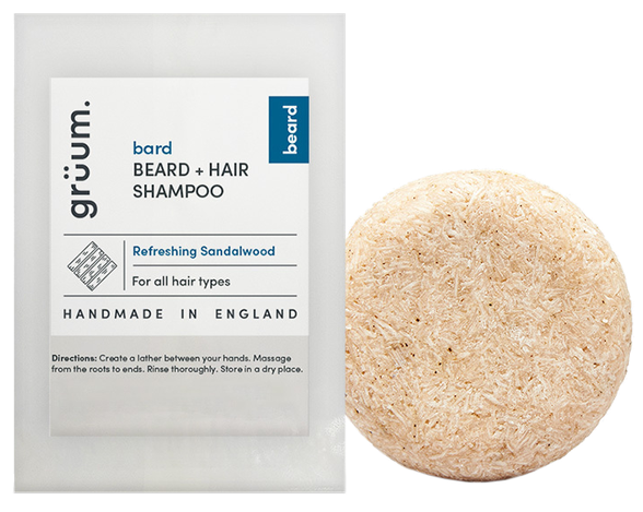 GRUUM Bard Beard and Hair kietas šampūnas ir muilas, 50 g